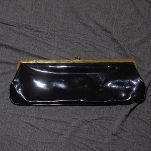 Vintage black clutch.